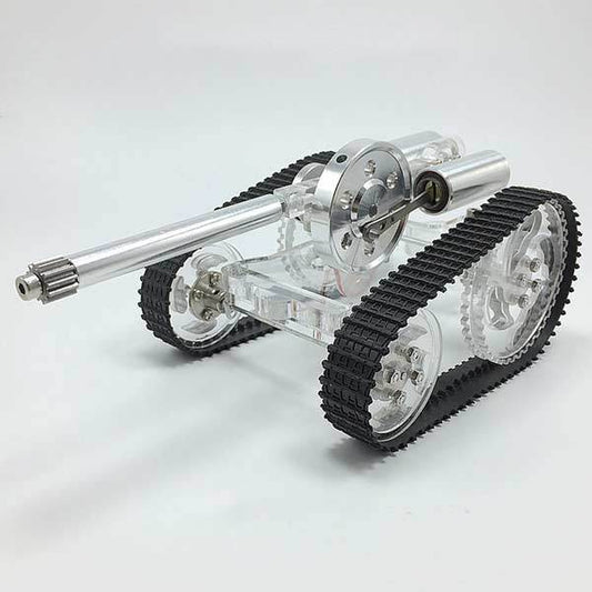 Stirling Engine Tank Model - Unique External Combustion Motor for Collectors and Educators Stirling Engine Vehicle Diyengmod