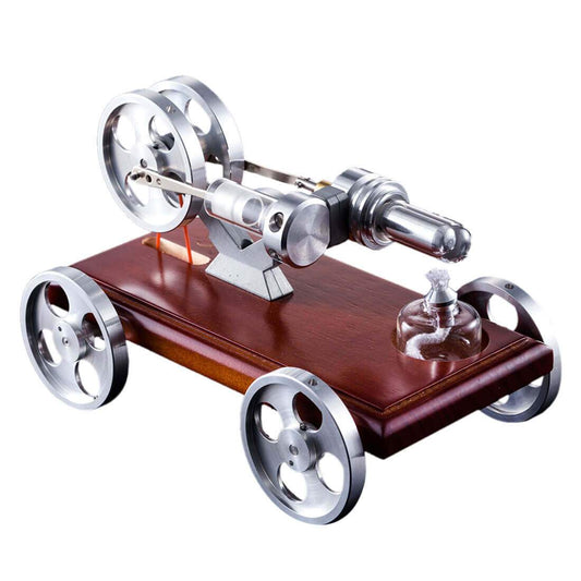 DIY Stirling Engine Car Model Kit – Educational Toy Vehicle with Working Engine Stirling Engine Vehicle Diyengmod