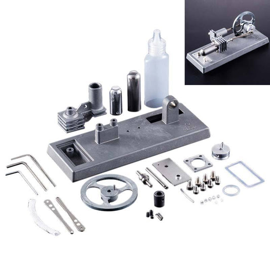 All-Metal Stirling Engine DIY Kit - Educational Desktop Model for Science Enthusiasts DIY Engine Diyengmod