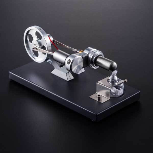 Unassembled Stirling Engine Kit with 4 LED Lights - Ideal Educational Gift for Science Enthusiasts DIY Engine Diyengmod