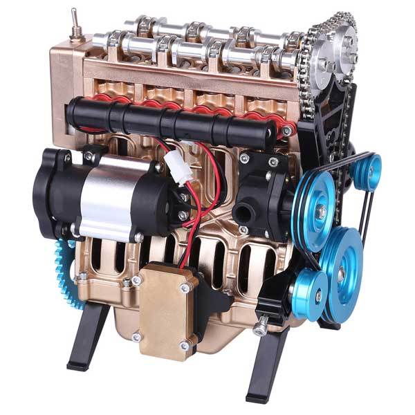 4 Cylinder Teching Engine Assembly Kit - Educational DIY Model for Kids and Adults DIY Engine Diyengmod