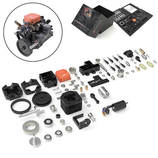 DIY Toyan FS-S100AC 4 Stroke RC Engine Assembly Kit - Create Your Own Model Engine Toyan Engine Diyengmod TOYAN FS-S100AC