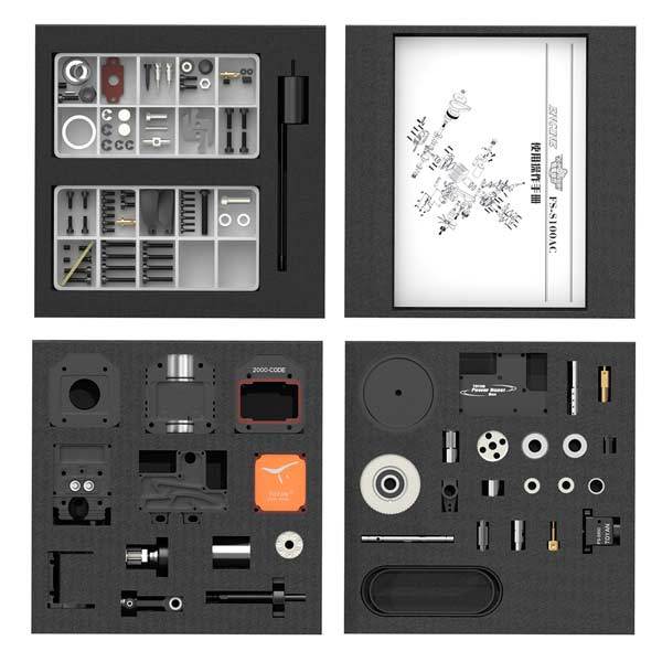 DIY Toyan FS-S100AC 4 Stroke RC Engine Assembly Kit - Create Your Own Model Engine Toyan Engine Diyengmod