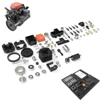 DIY Toyan FS-S100AC 4 Stroke RC Engine Assembly Kit - Create Your Own Model Engine Toyan Engine Diyengmod