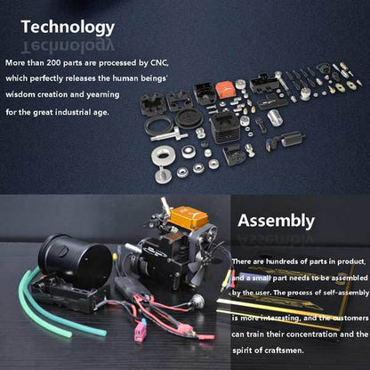 DIY Toyan FS-S100AC RC Engine Assembly Kit - Create Your Own Functional Model Engine Toyan Engine Diyengmod