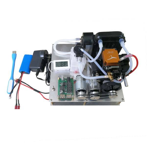 Toyan FS-S100 Nitro-Methanol Water-Cooled Generator Set with Radiator and Thermometer for DIY Projects Toyan Engine Diyengmod