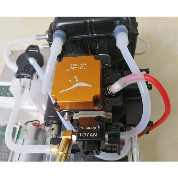 Toyan FS-S100 Nitro-Methanol Water-Cooled Generator Set with Radiator and Thermometer for DIY Projects Toyan Engine Diyengmod