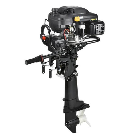 7.5Hp 196cc Air-Cooled 4-Stroke Outboard Motor for Small Boats RC Engine Diyengmod