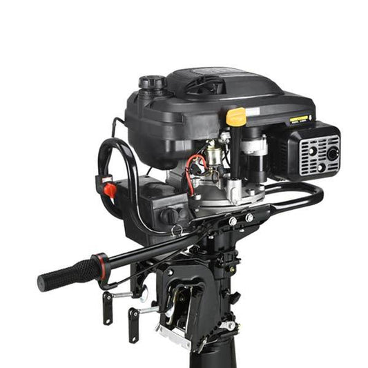 7.5Hp 196cc Air-Cooled 4-Stroke Outboard Motor for Small Boats RC Engine Diyengmod