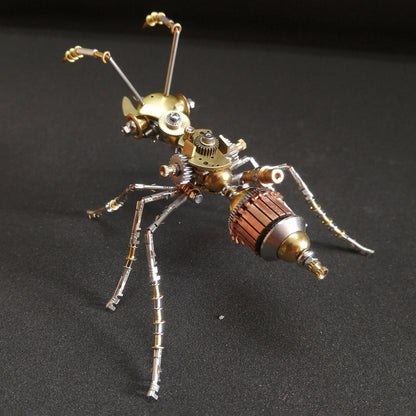 Steampunk 3D Metal Ant Assembly Model Kit - 190-Piece Puzzle 3D Puzzle Model Kit Diyengmod