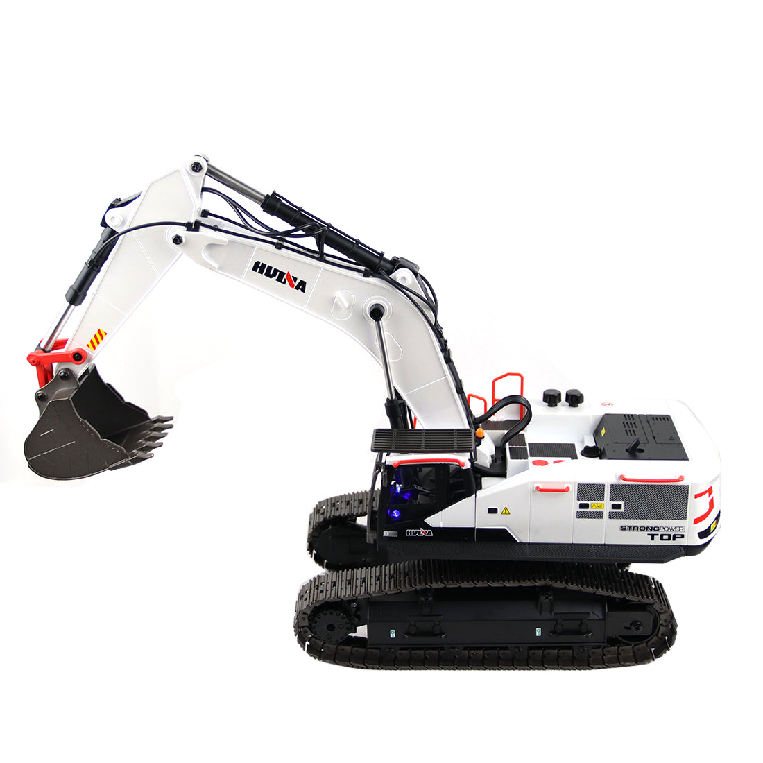 HUINA 1:14 22CH 2.4G Remote Control Alloy Excavator with 4-in-1 Accessories - Construction Vehicle Toy for Kids RC Truck Diyengmod