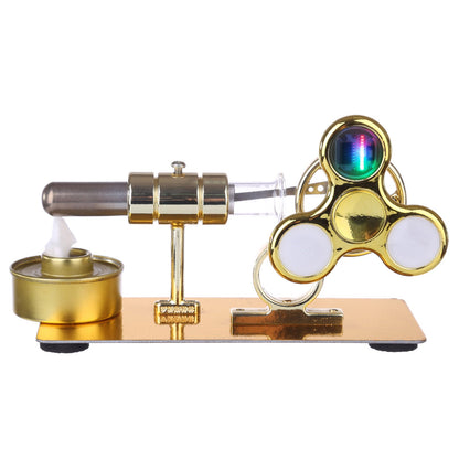 Luminous Gyroscope Stirling Engine Model - Creative Educational Gift for Science Enthusiasts Stirling Engine Diyengmod