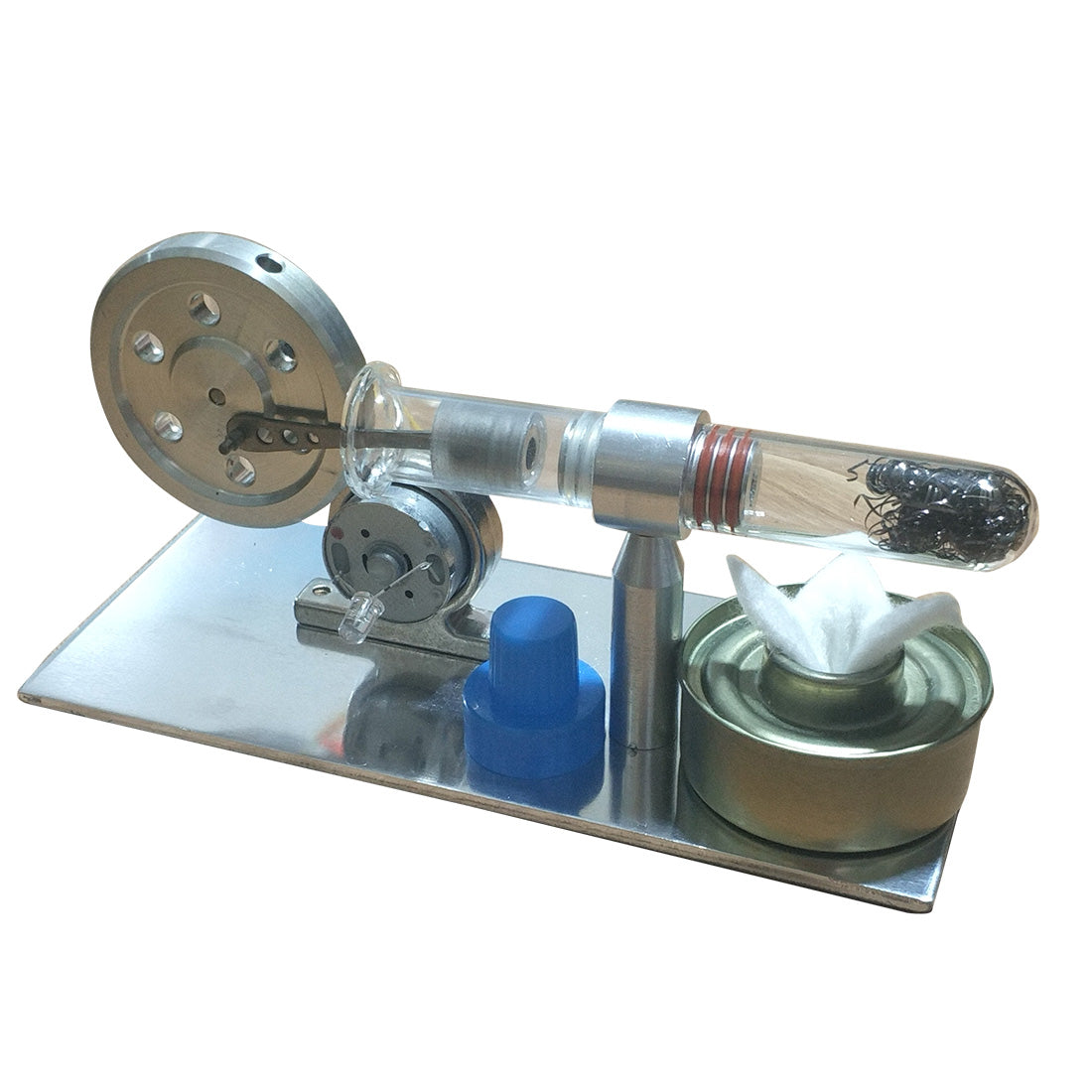 Single Cylinder Stirling Engine Experimental Generator Kit - DIY Model Stirling Engine Diyengmod