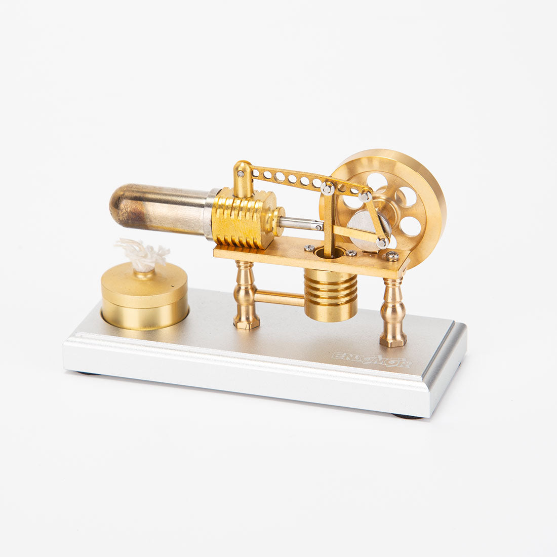 Mini Hot Air Stirling Engine STEM Toy by ENJOMOR - Robinson Model (RTR Version) Stirling Engine Diyengmod