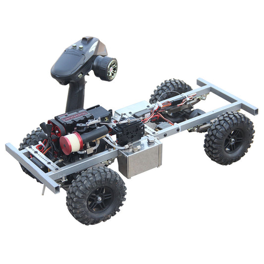 1:10 2.4G 4CH Nitro Off-Road Crawler RC Car with TOYAN FS-L200 Inline 2-Cylinder Engine - Ready to Run (No Body Shell) RC Car Diyengmod