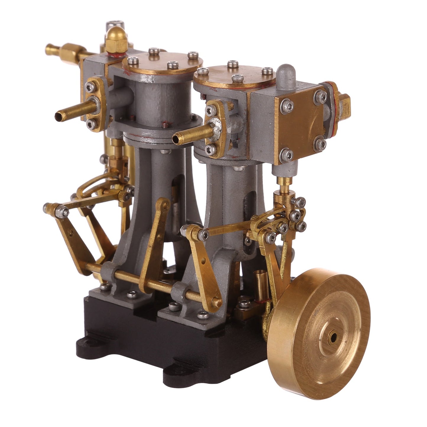 Compact Double-Cylinder Steam Engine with Reversing Mechanism for DIY Model Ships and RC Boats Steam Engine Diyengmod