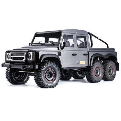 6-Wheel Off-Road RC Pickup Truck with Differential Lock and Linkage Lights - YK 6101 1/10 Scale Model Car RC Car Diyengmod Bright Grey