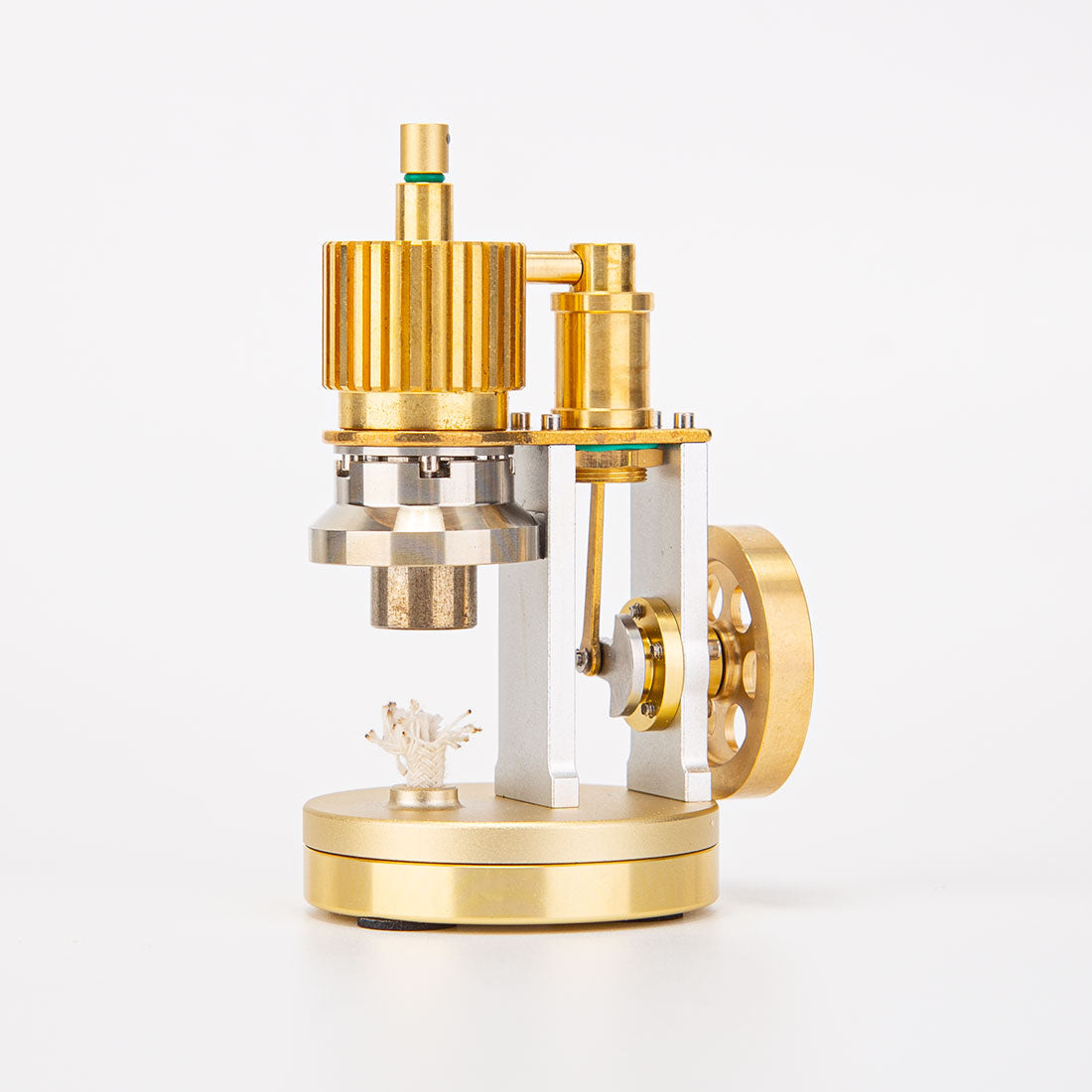 ENJOMOR Miniature Ringbom Stirling Engine Model Kit - Free-Piston Hot Air External Combustion Engine Engine Models Diyengmod