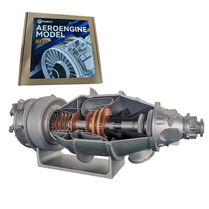 PT6A Turboprop Engine DIY Model Kit - Interactive 3D Printed Aircraft Engine Assembly DIY Engine Diyengmod