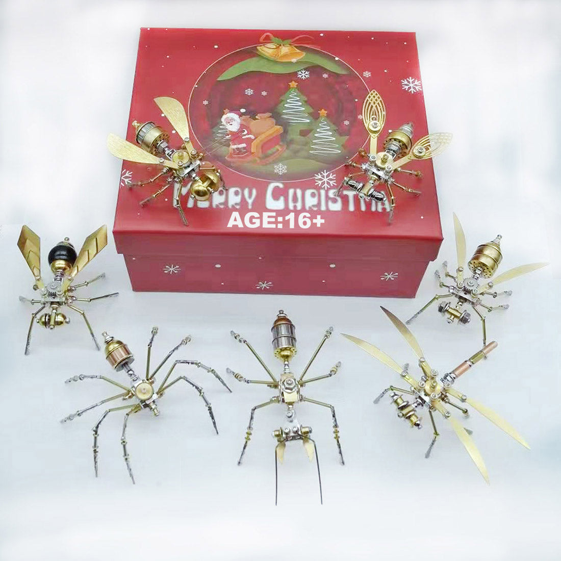 Steampunk Insect Metal Assembly Model Kit - DIY 3D Puzzle Christmas Gift Set 3D Puzzle Model Kit Diyengmod