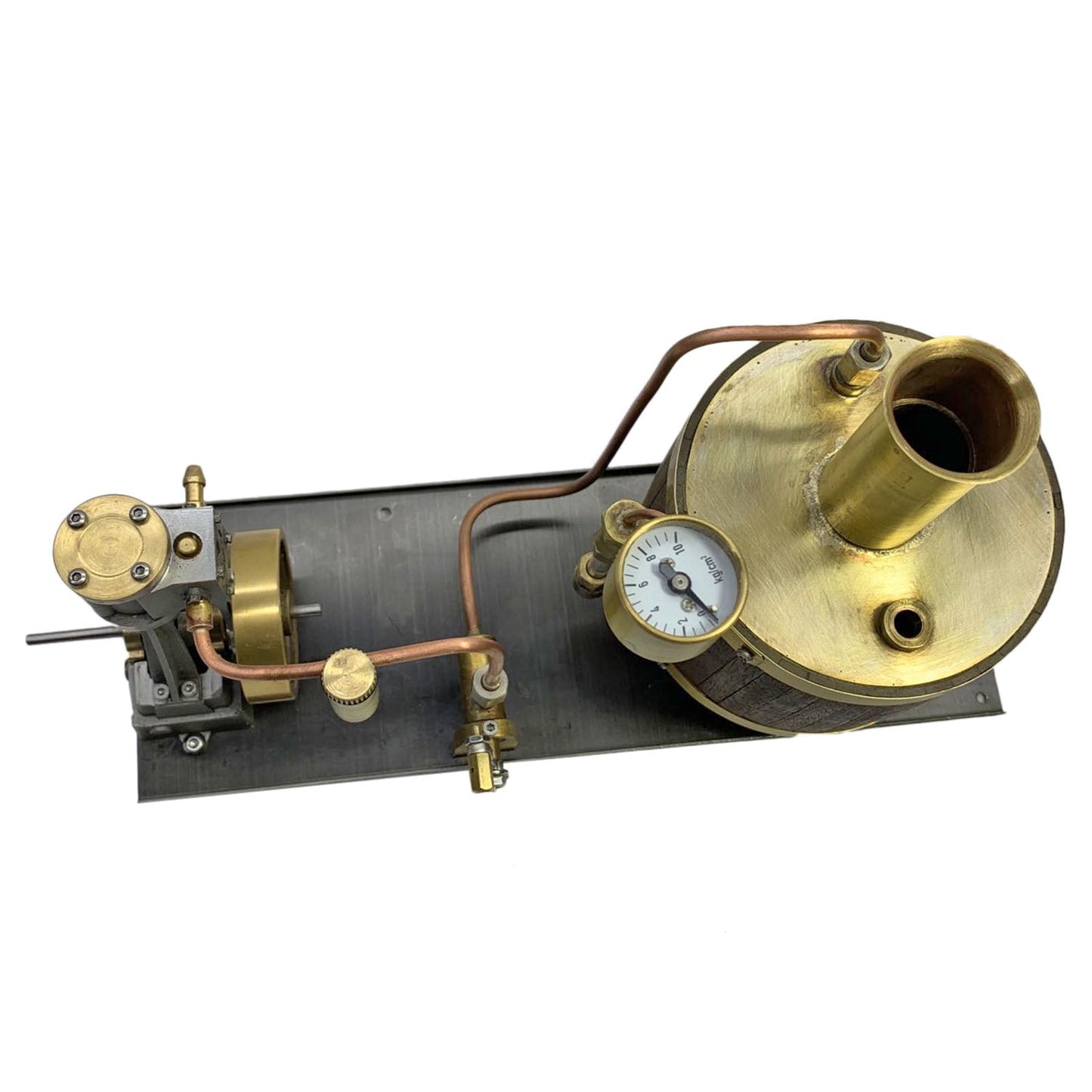 Compact Steam Engine Kit with Boiler for 50-100cm Model Ships Steam Engine Diyengmod