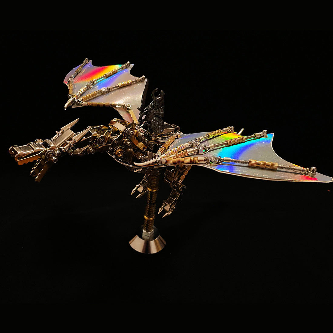 Steampunk Flying Dragon 3D Metal Assembly Model Kit - 600+ Pieces DIY Craft 3D Puzzle Model Kit Diyengmod