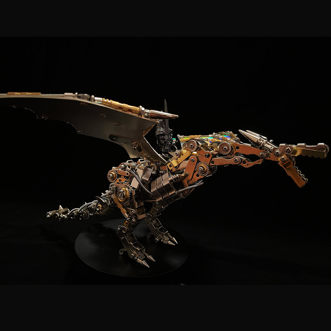 Steampunk Flying Dragon 3D Metal Assembly Model Kit - 600+ Pieces DIY Craft 3D Puzzle Model Kit Diyengmod