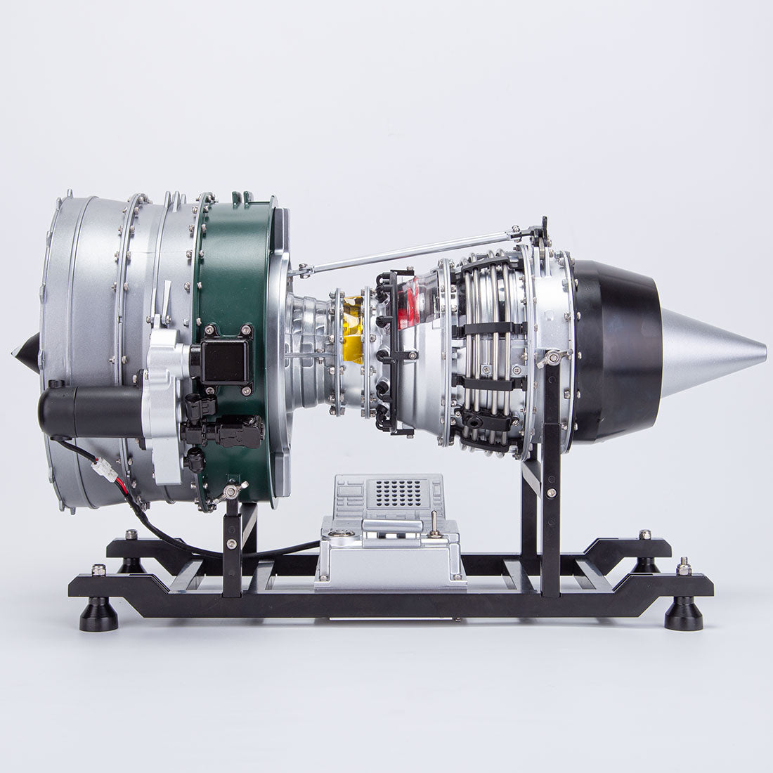 Build Your Own Working Turbofan Engine Model - TECHING 1/10 Full Metal Dual-Spool Jet Engine Kit with 1000+ Pieces - DiyEngMod