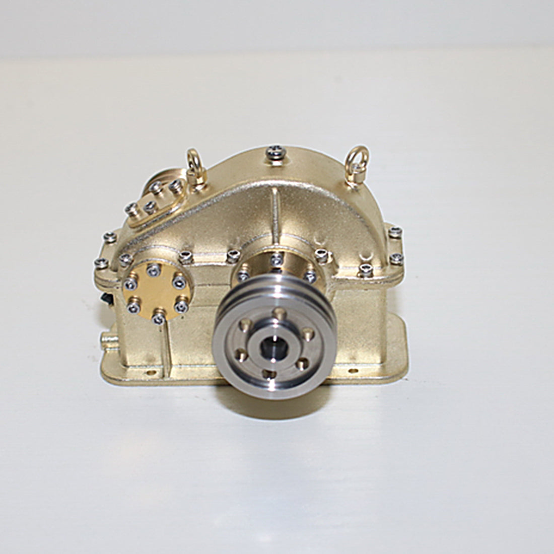 Brass Mini Gear Reducer for DIY Steam and Combustion Engine Models - Enhance Your Engine Experience Accessories Diyengmod