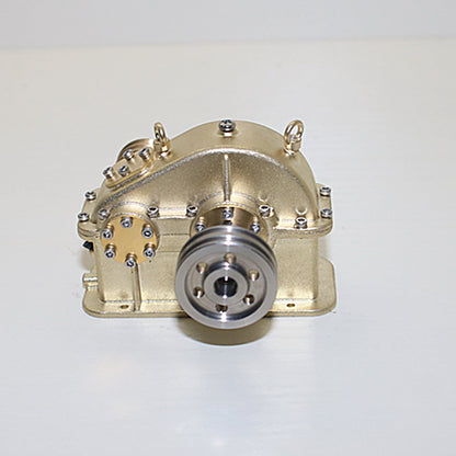 Brass Mini Gear Reducer for DIY Steam and Combustion Engine Models - Enhance Your Engine Experience Accessories Diyengmod