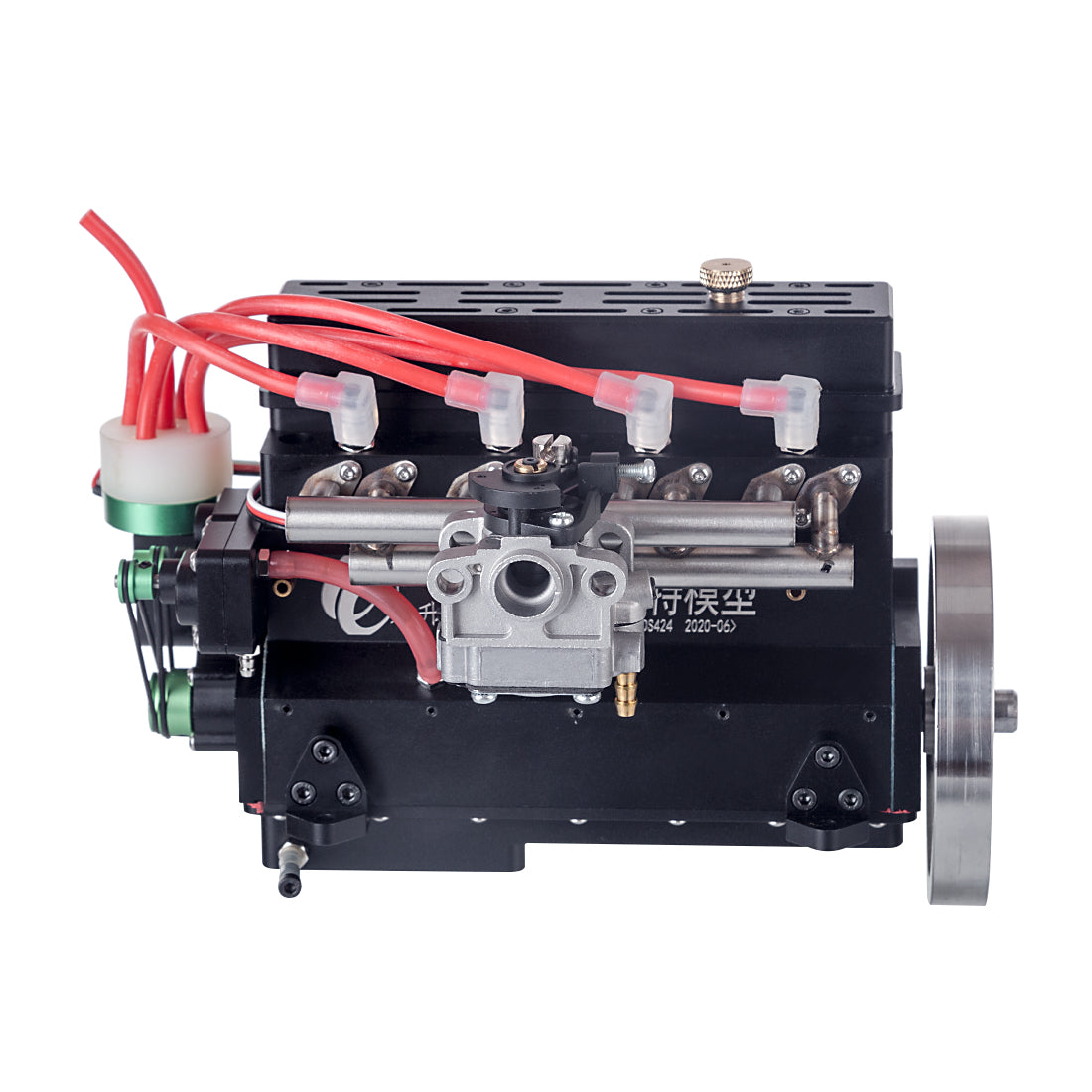 32cc Water-Cooled Inline Four-Cylinder Gasoline Engine for 1:5 RC Models - DIY Engine Modification Engine Models Diyengmod