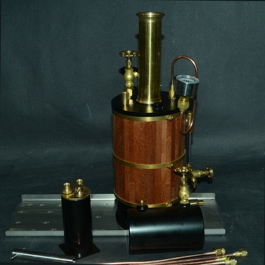 Compact Vertical Steam Boiler Model for Marine Engine - 230ml Capacity Steam Engine Diyengmod