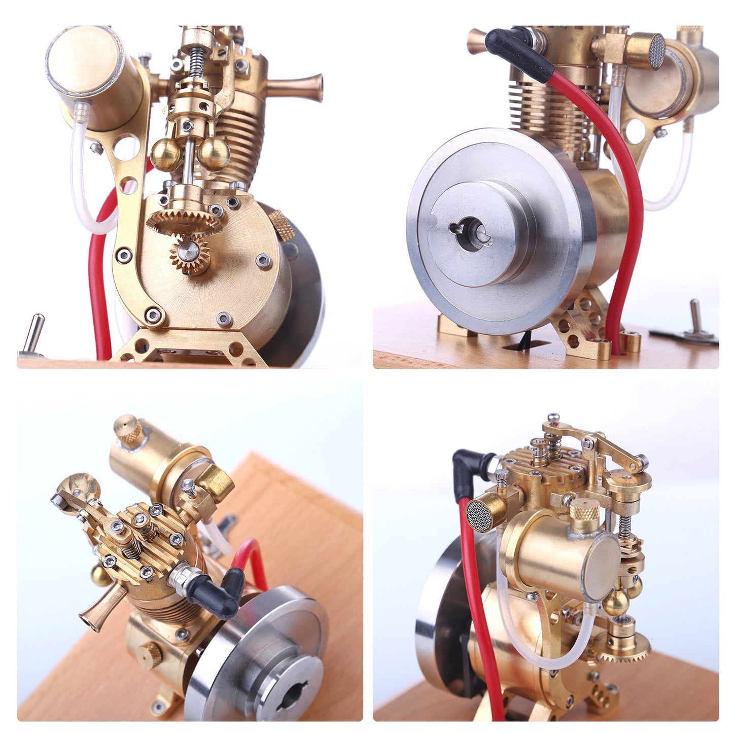 M19 1.6cc Mini SAM Hit and Miss Vertical Gas Engine Model with Speed Limiter Engine Models Diyengmod