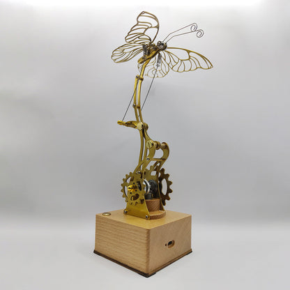 Dynamic 3D Metal Butterfly Model Kit - DIY Mechanical Assembly for All Ages 3D Puzzle Model Kit Diyengmod