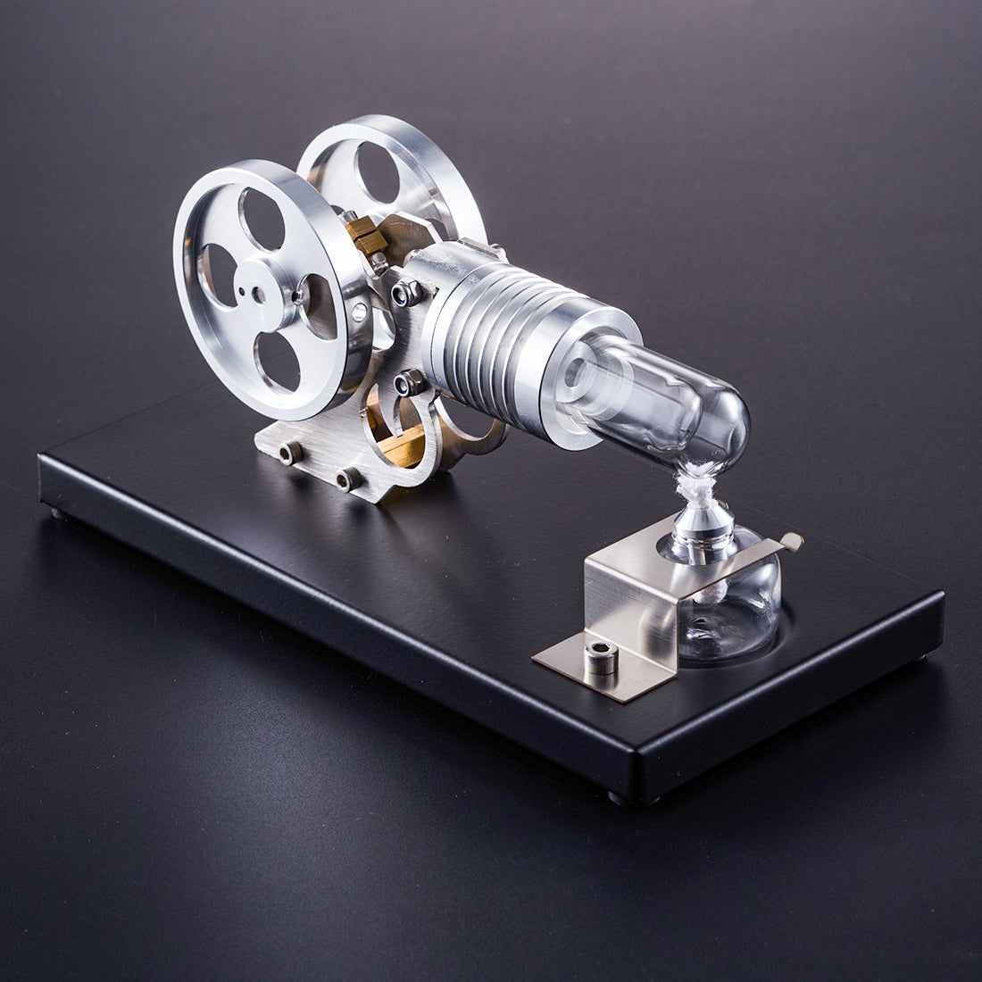 Manson STEM Educational Hot Air Stirling Engine Model - External Combustion Science Toy Stirling Engine Diyengmod