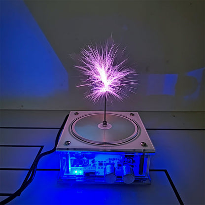 Plasma Arc Bluetooth Speaker with 10cm Tesla Coil - DIY Eng Mod Engine Models Diyengmod