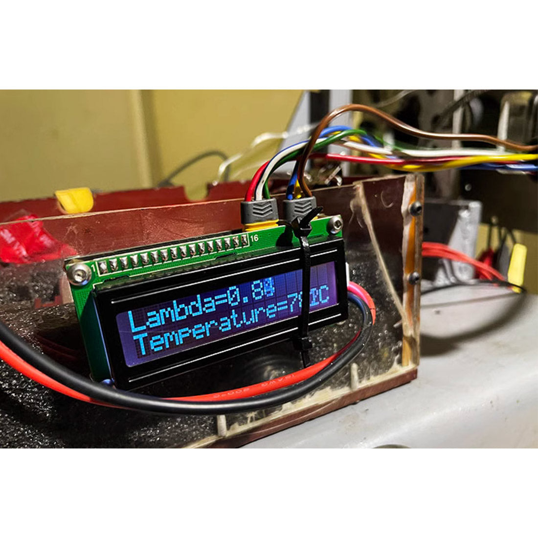 LSU4.9 Compact Air-Fuel Ratio Analyzer with LCD Display and Oxygen Sensor for Engine Tuning Accessories Diyengmod