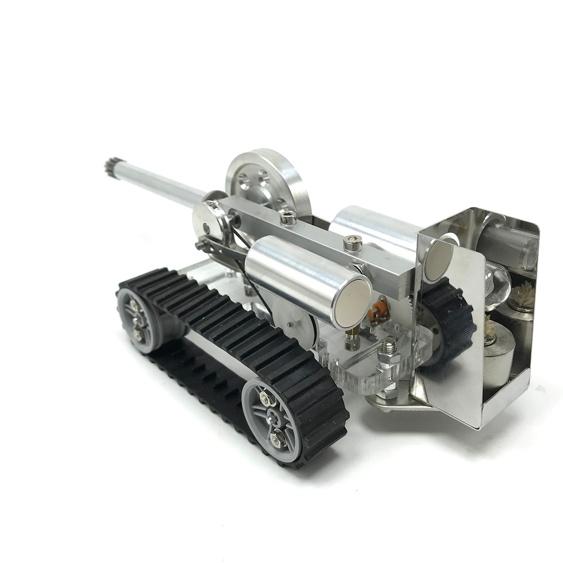 Stirling Engine Crawler Tank Educational Science Experiment Kit Stirling Engine Vehicle Diyengmod