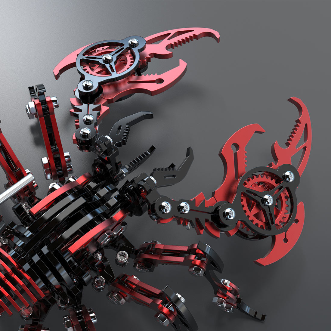 Mechanical Punk Scorpion 3D Metal Puzzle Assembly Kit - Creative DIY Ornament 3D Puzzle Model Kit Diyengmod