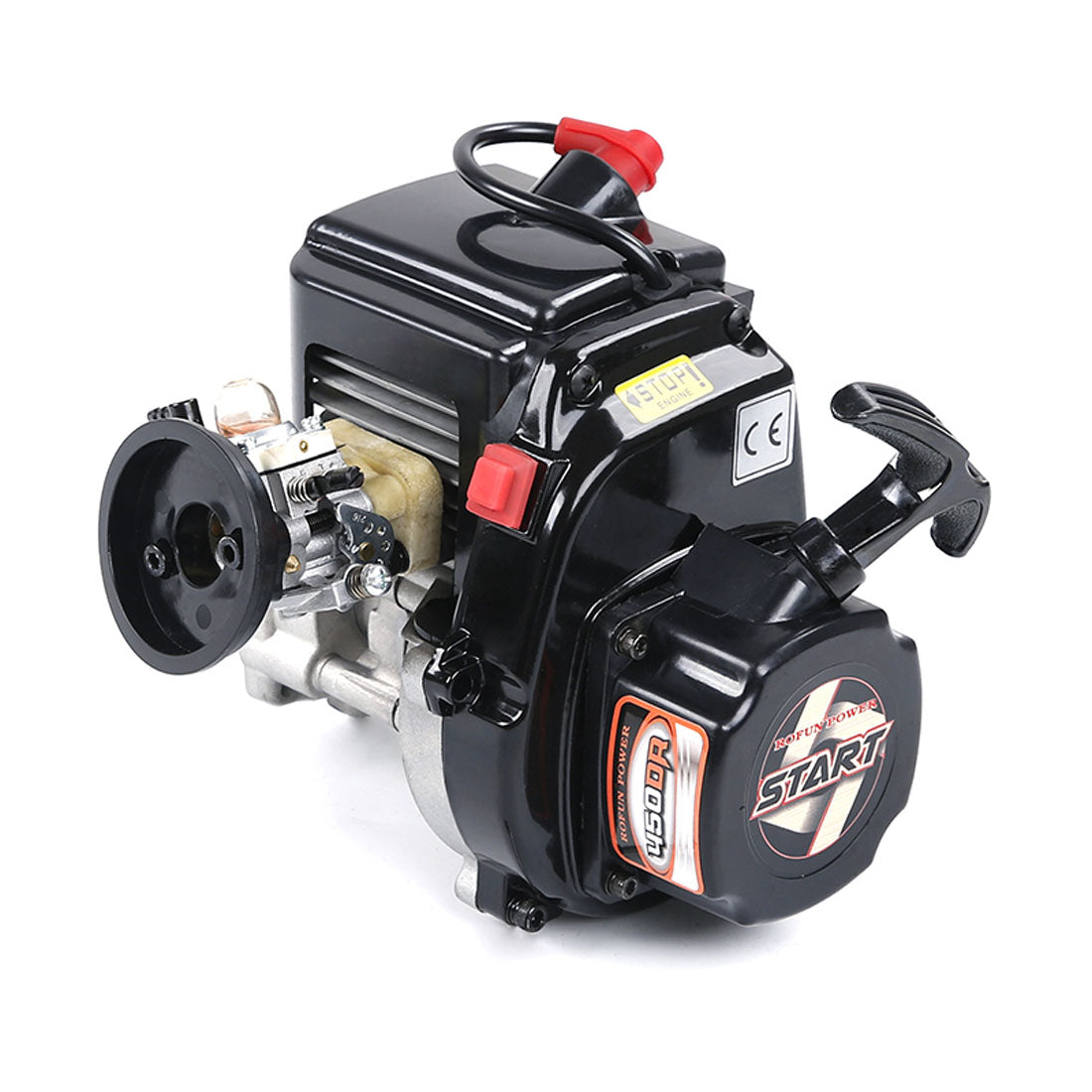 45cc High-Power Double-Ring 2-Stroke Gasoline Engine for Rovan HPI KM BAJA 1/5 RC Cars RC Engine Diyengmod