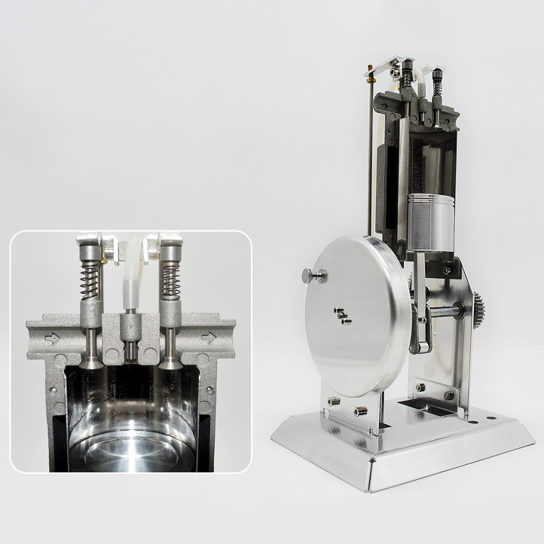 Educational Metal Four-Stroke Engine Model for Physics Experiments Engine Models Diyengmod