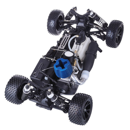 VRX RH1007 Nitro 1/10 Scale 4WD High-Speed Off-Road RC Truck - RTR, Blue RC Car Diyengmod