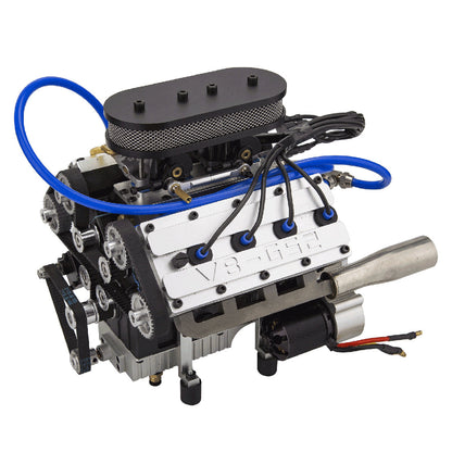 ENJOMOR GS-V8 78CC DOHC Gasoline V8 Engine Model with Starter Kit - DIY Engine Build RC Engine Diyengmod