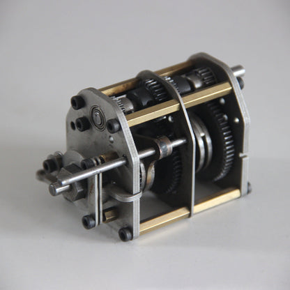 DIY Four-Speed Gearbox Assembly for Methanol Engine RC Car Models - Enhanced Modifications Engine Models Diyengmod