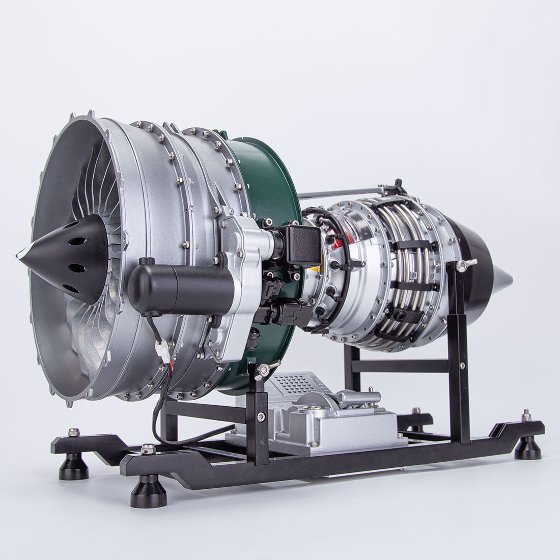 Build Your Own Working Turbofan Engine Model - TECHING 1/10 Full Metal Dual-Spool Jet Engine Kit with 1000+ Pieces DIY Engine Diyengmod