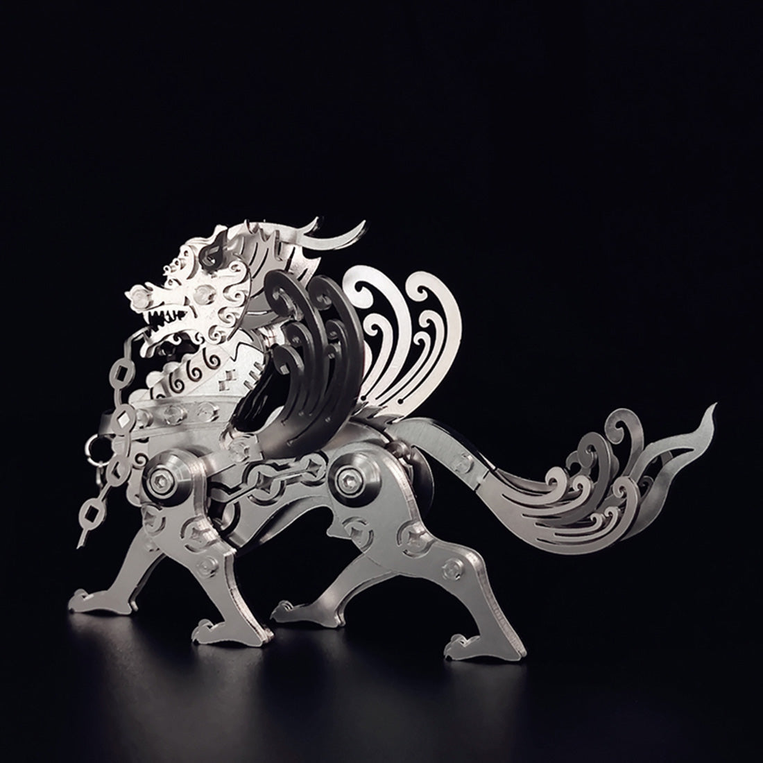 DIY 3D Metal Pixiu Model Puzzle - Mechanical Assembly Kit 3D Puzzle Model Kit Diyengmod