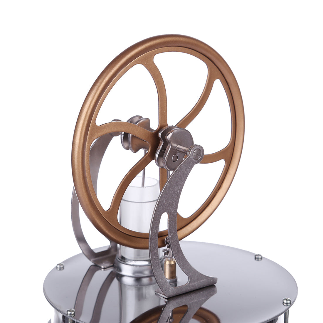 Educational LTD Low Temperature Stirling Engine Model with Flywheel for Experimental Learning and Play Stirling Engine Diyengmod