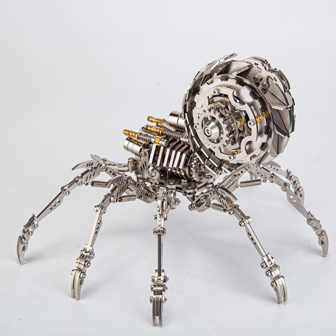 Metal Spider 3D Puzzle DIY Model Kit - 203-Piece Creative Gift 3D Puzzle Model Kit Diyengmod