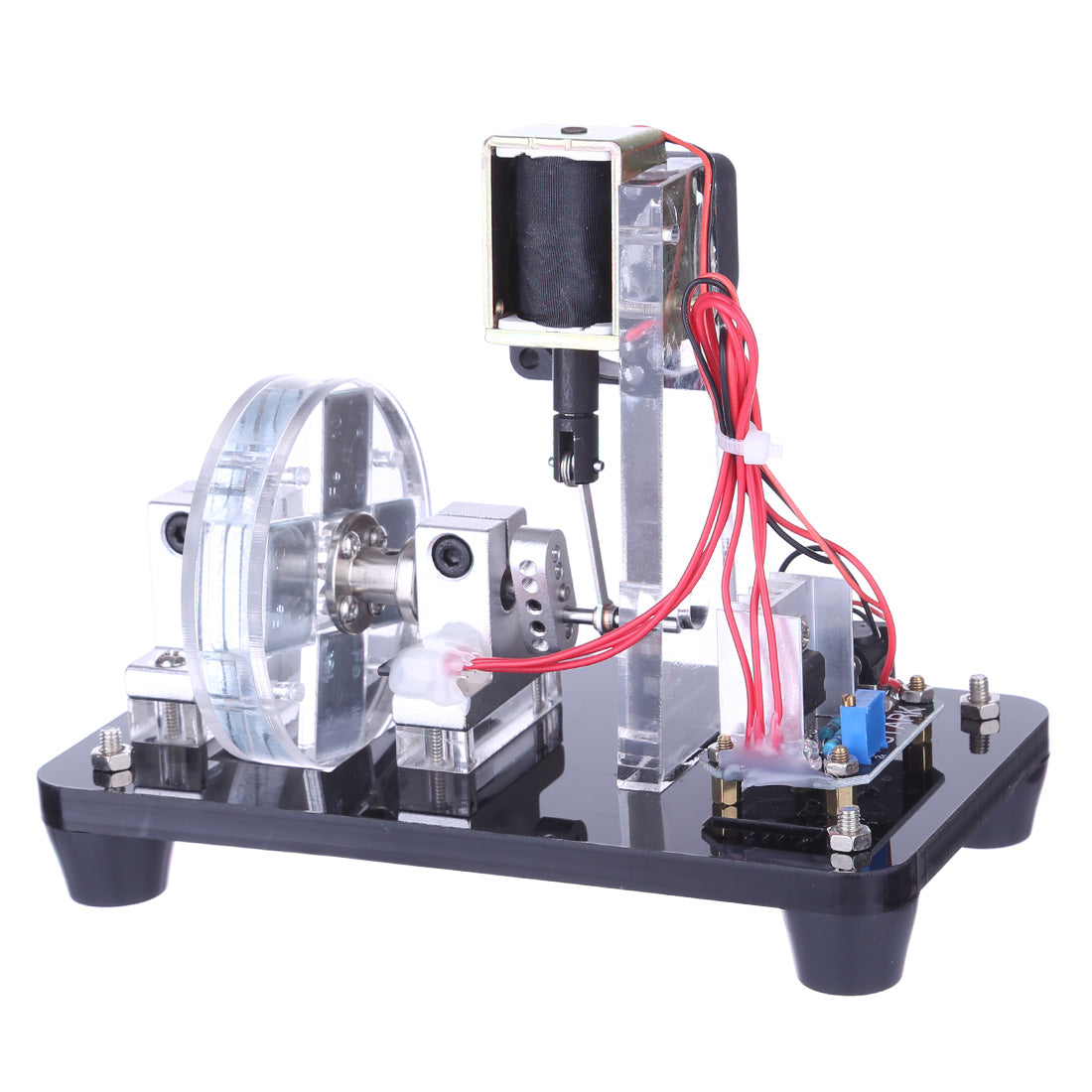 High-Efficiency Electromagnet Motor Model for Educational Experiments Engine Models Diyengmod