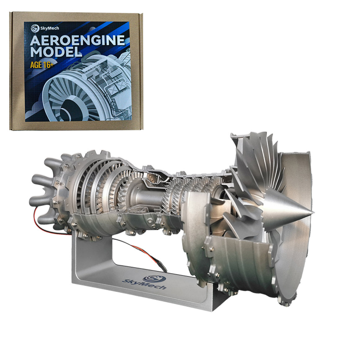 SKYMECH TRENT 900 Turbofan Engine DIY Assembly Kit - Realistic Working Model for Aviation Enthusiasts Engine Model Diyengmod